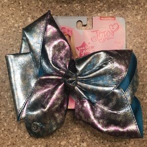 JoJo Siwa large metallic bow NWT